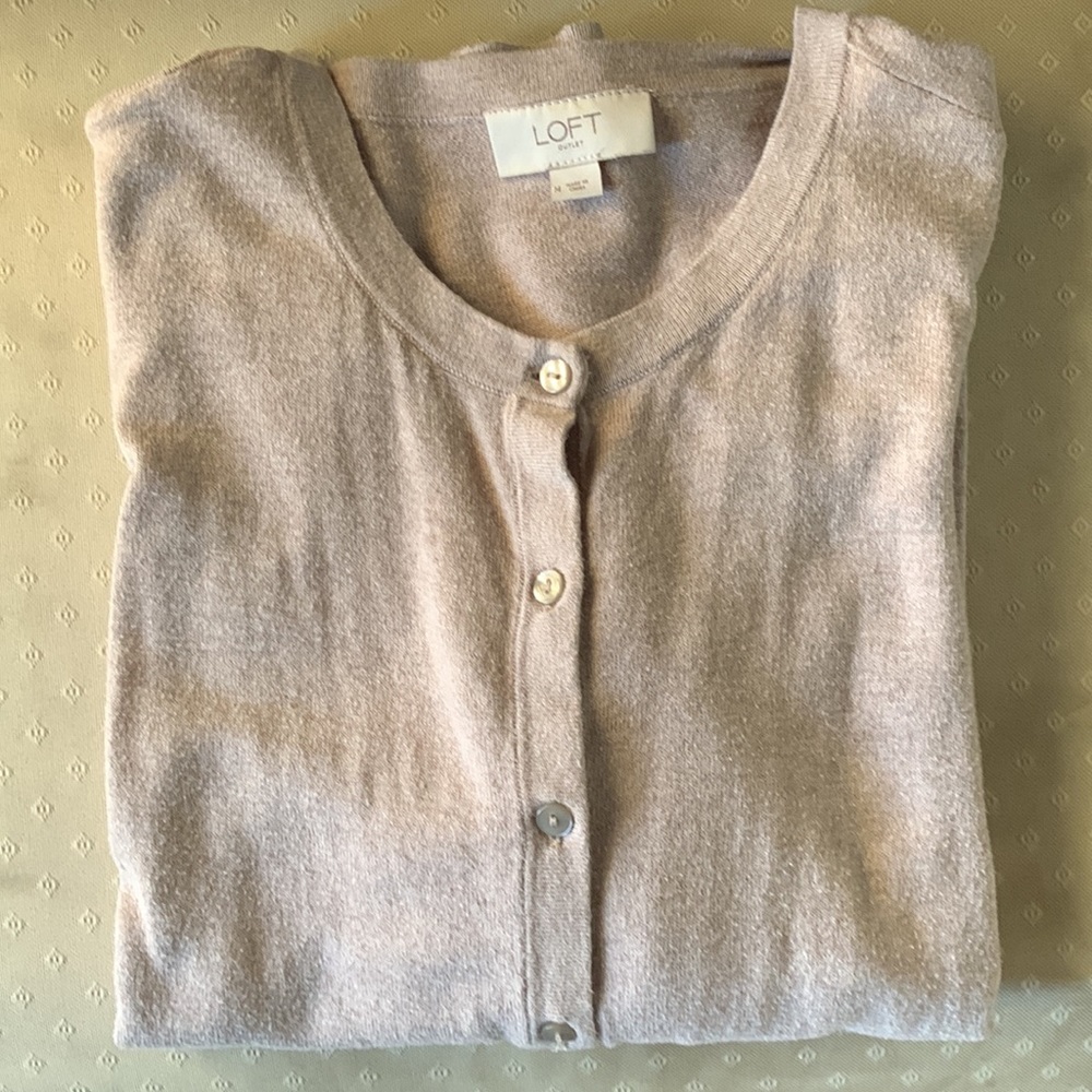 Loft Button Down Cardigan -Medium